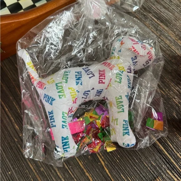 Victoria’s Secret pink dogs bundle VS DOGS pups confetti opening day dog vest - Picture 11 of 13